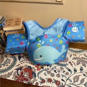 Blue Whale Kids Swim Vest | Toddler Floatation Device | Child Age 2 - 6